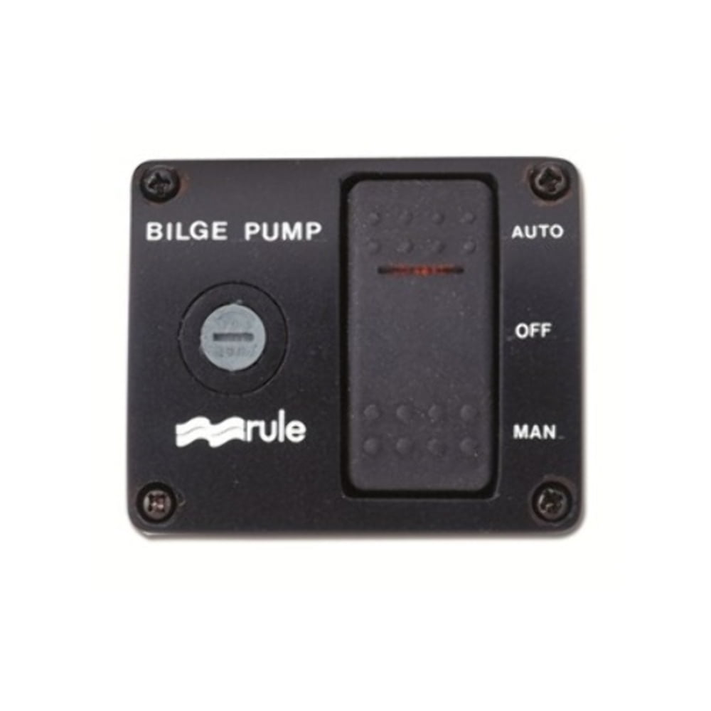 Rule Deluxe 3-Way Lighted Rocker Panel Switch