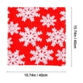 thumbnail image 3 of Nkmbld Christmas Pillow Covers Christmas Snowflake Pillowcase Parlor Bedside Pillowcase for Winter Xmas Decor, Red, 3 of 7