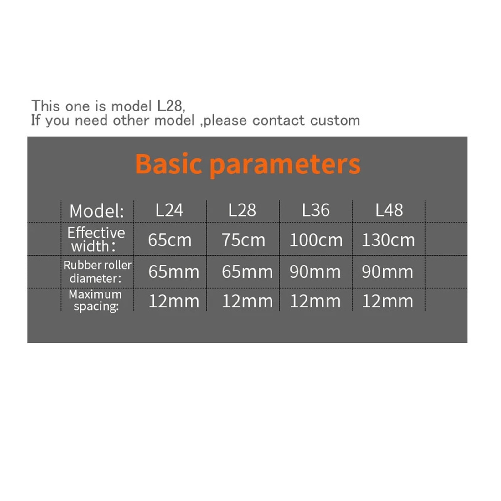 QH-L28 75cm Width Cold Roll Laminator Cold Lamination Film Laminating Machine Plasticizer Fits Poster Painting A3 A4 Paper 1pc