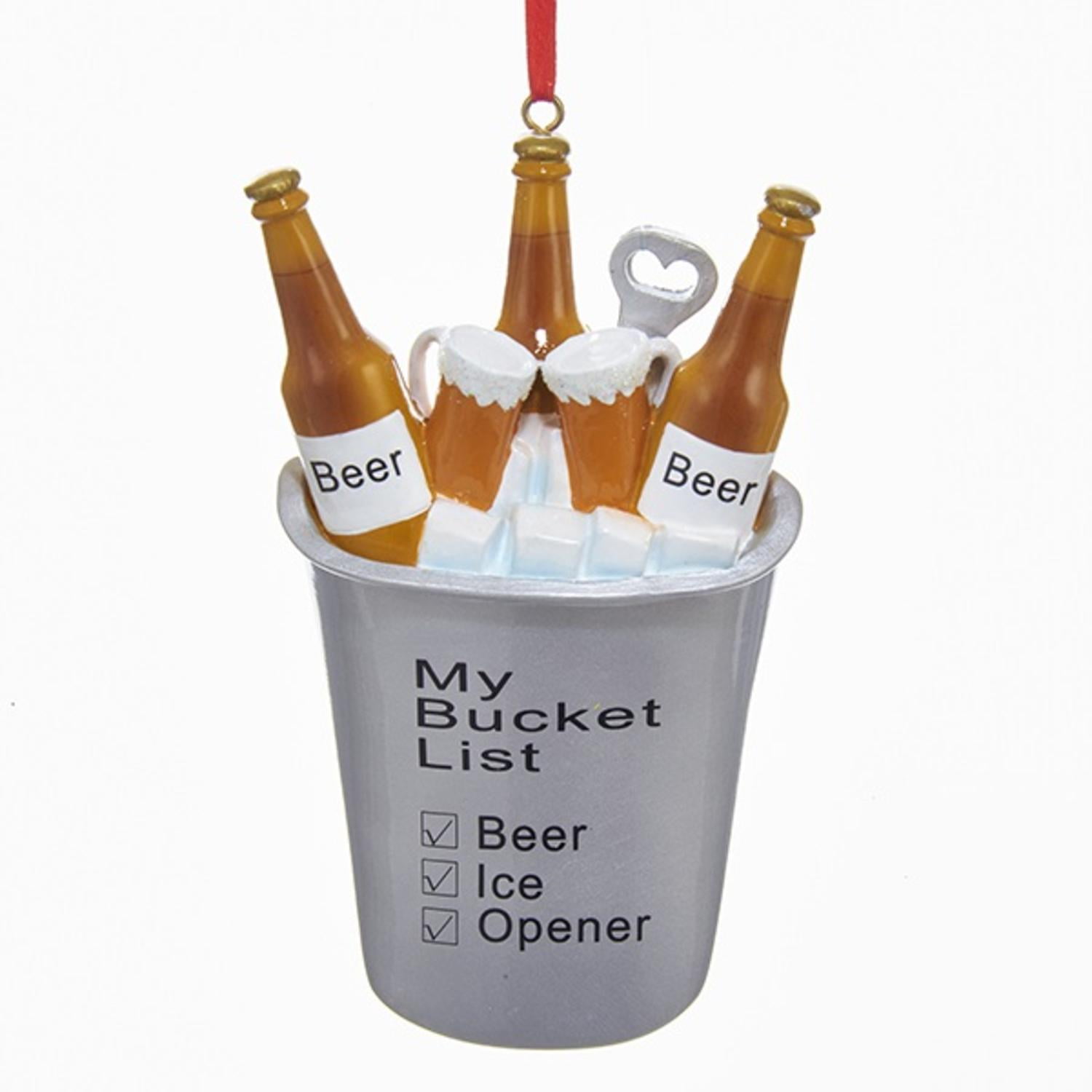 silver beer bucket