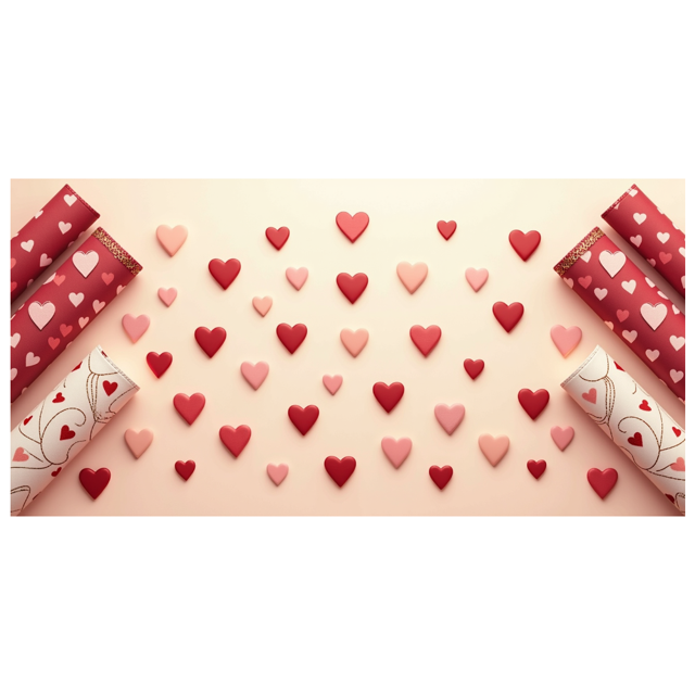 Valentine's Day Heart Love Backdrop Banner Romantic Flower Design Wedding Photo Props Party Decorations Background Event Display