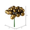 thumbnail image 3 of Vickerman N180175 1 in. x 24 Piece Chocolate Shiny Ball Pick  2 per Pack, 3 of 3