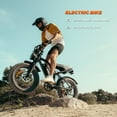 thumbnail image 5 of Electric Bike for Adults, 1500W Peak Motor, 48V 15Ah Battery, 26" Fat Tire E-Mountain Bike, 32MPH High Speed, Snow Tire, with Bag, Pump & Glasses, 5 of 10