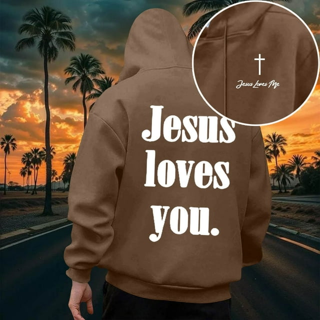 WILLBEST Sudaderas para Hombre Sudaderas con Capucha y Sudaderas para Hombre Sudadera con Capucha Informal Holgada con Estampado para Uso Diario Otoño Invierno Cómoda Chica
