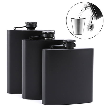 

Hip Flask Stainless Steel Portable Travel Flagon Wine Whisky Pot Liquor Bottle