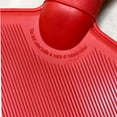 Large Classic Non Toxic Hot Water Bottle with Heart Red Knit Cover 2L