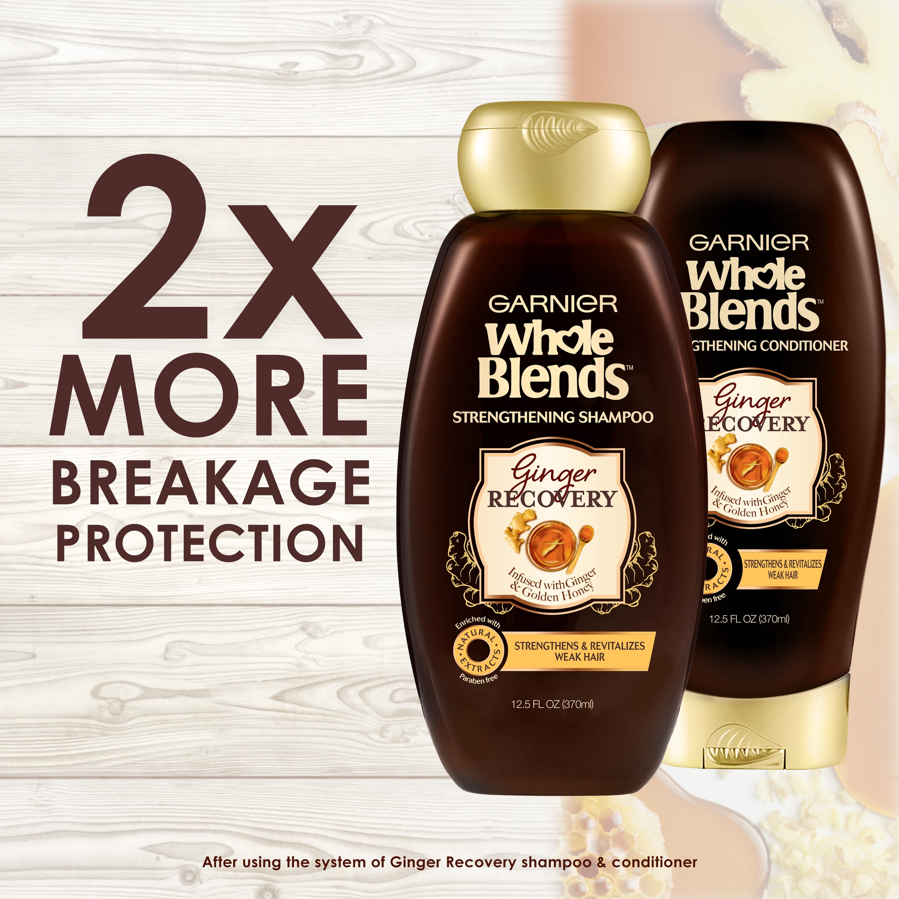 Garnier Whole Blends Ginger Recovery Strengthening Conditioner, 22 fl. oz.