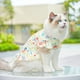 thumbnail image 5 of Ice Silk Pet Floral Dress Cats And Dog Jumpsuit Summer Floral Fresh Cats Clothes, 5 of 6