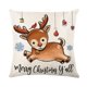 thumbnail image 5 of Juego de 4 fundas de almohada LANNMXG de 45 x 45 cm decorativas de lino Navidad, 5 of 5