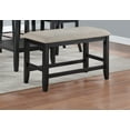 thumbnail image 2 of Cterwk Wood Frame Upholstered Linen Seat Bench for Living Room, Dining Room, 2 of 5