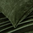 thumbnail image 4 of Chezmoi Collection Extra Soft Fleece Sheet Set King, 4-Piece Microplush Non-Pilling Velvety Bed Sheet, Deep Pocket - Lightweight All Season Warmth, King, Olive Green, 4 of 9