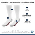 thumbnail image 5 of Wolverine  Steel Toe Cotton Over The Calf Sock (2 Pair Pack) (Men), 5 of 5