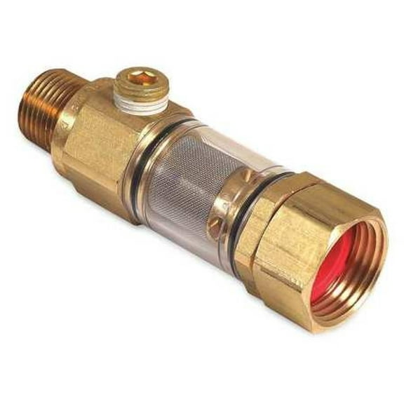 Mi-T-M Garden Filter,1/2M x 3/4F,with Bypass 19-0207