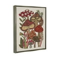 thumbnail image 3 of Stupell Industries Layered Mushrooms Nature Botanicals Intricate Floral Patterns Graphic Art Luster Gray Floating Framed Canvas Print Wall Art, Design by Valentina Harper, 3 of 5