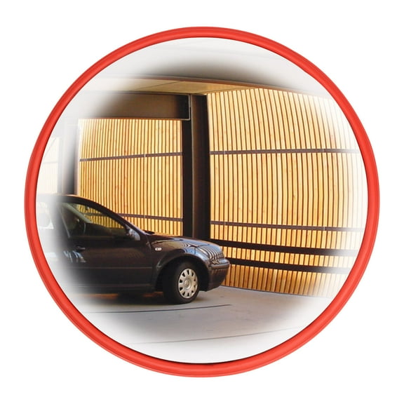 Miumaeov 18" Convex Traffic Mirror Safety Mirrors Corner Mirror Clear View for Blind Spot Garage Warehouse Office and Traffic Security or Corners Indoor Outdoor