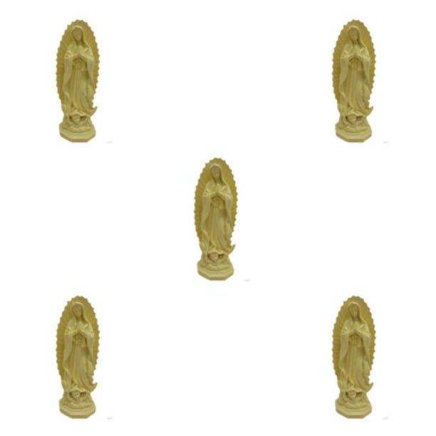 Bearachild Estatua de la Virgen María católica, estatuilla de Nuestra Señora, regalo de boda religioso, amarillo Type2