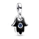 thumbnail image 1 of 100% 925 Sterling Silver plated Devil's Eye Blue Charms Fit Pandora Original Bracelet DIY Boutique Jewelry Making, 1 of 1
