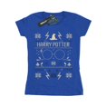 thumbnail image 1 of Harry Potter Womens Christmas Pattern Cotton T-Shirt, 1 of 3