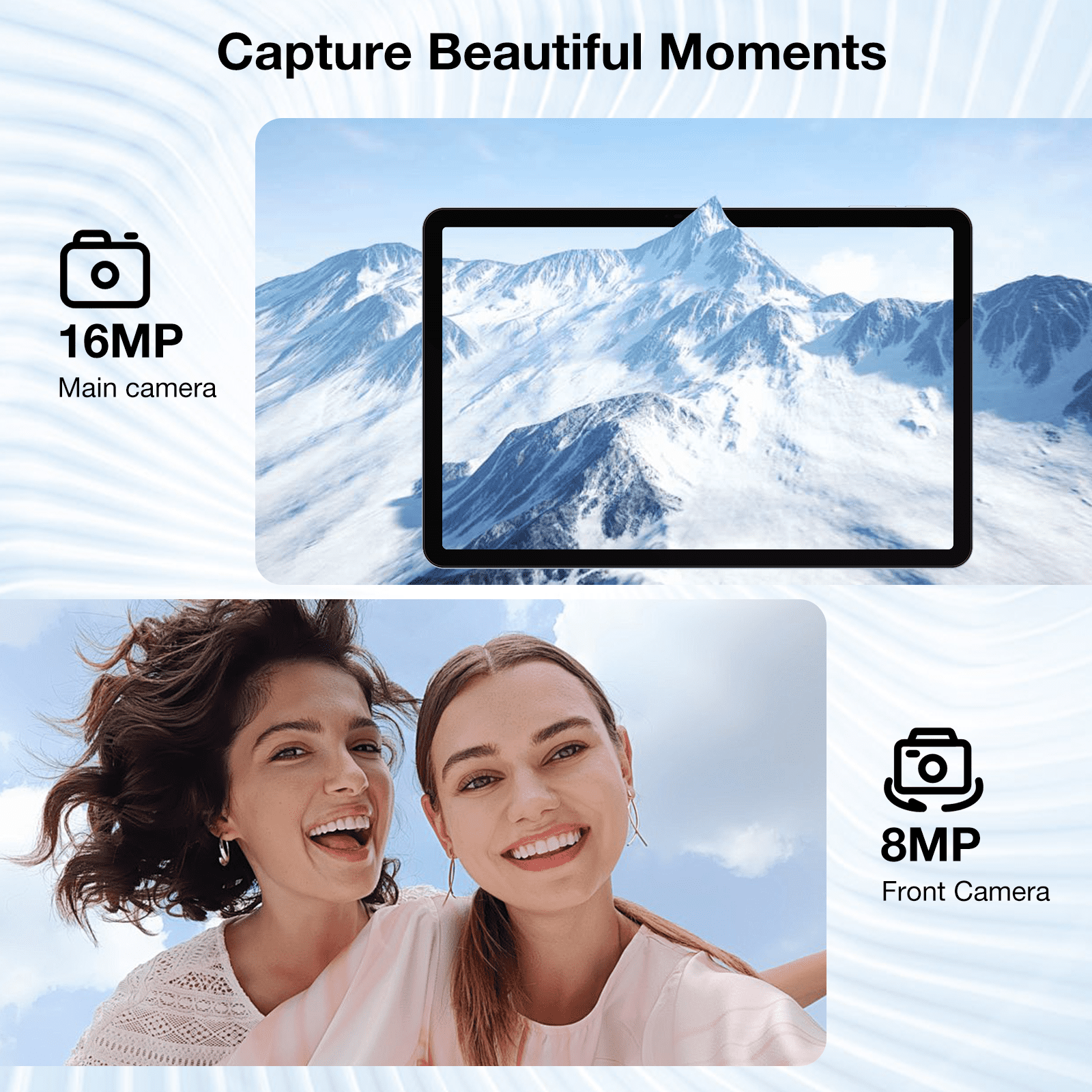 DOOGEE T40 VIP Android Tablet with Keyboard, 20GB+512GB/2TB Expand, 11 inch Tablet Helio G99 Octa-core, Android 14 IPS 1600x2560 Display, 4G LTE Cellular