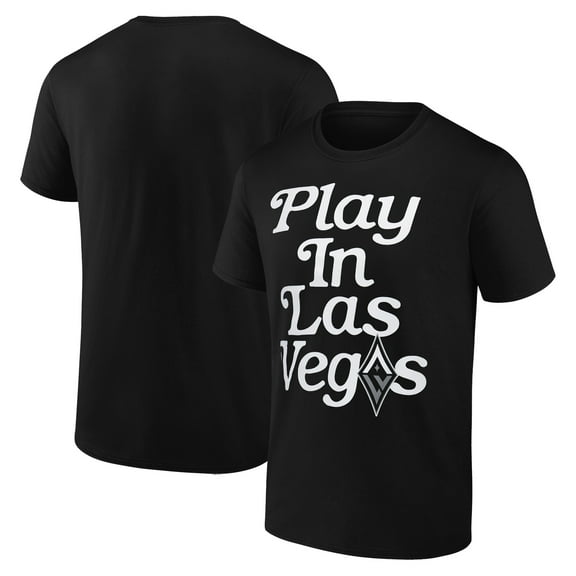 Unisex Black Las Vegas Aces Play In T-Shirt
