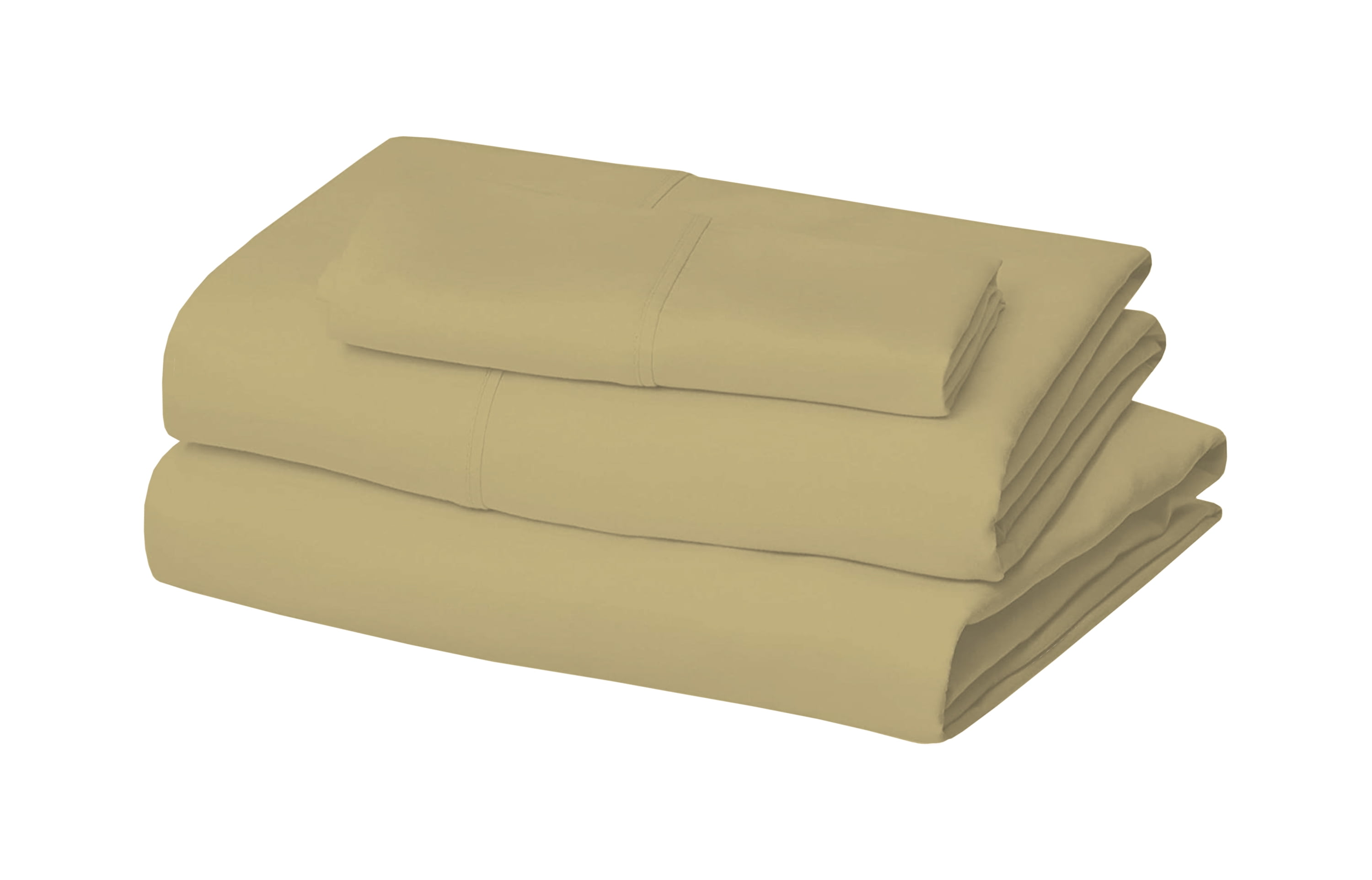 100 Organic Cotton Solid Hemmed Wrinkle Resistant Sheet Set