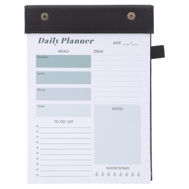 Cuaderno planificador diario multifuncional, bloc de notas para reuniones de trabajo, escritura fluida, cuaderno planificador diario, cuaderno portátil desgarrable (A5)