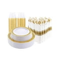 thumbnail image 4 of Lipstore 175Pcs Plastic Dinnerware Set Forks Spoon for Party Family 7.48inch fork set, 4 of 8