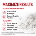 thumbnail image 2 of Force Factor Creatine HMB Powder, 5g Creatine + 3g myHMB for Muscle, Strength, Energy & Recovery, Enhanced Absorption, Unflavored, 30 Servings, 2 of 8