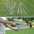 thumbnail image 1 of FELTECHELECTR 2Pcs Tent Support Rod Iron for Ground Fixation 2m, 1 of 7