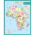 thumbnail image 2 of Teacher Created Resources TCR7650BN 17 x 22 in. Africa Map Chart, Pack of 12, 2 of 2