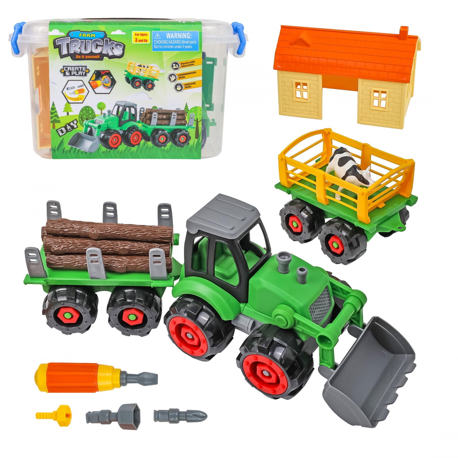 Kidplokio Farm Trucks Pretend Play Toy Set Toddlers Boys Ages 3 And Up kidplokio-farm-trucks-pretend-play-toy-set-toddlers-boys-ages-3-and-up
