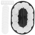 thumbnail image 4 of HIAKDOFT Automatic Rotating Sushi Display Stand 30x22cm Plastic Round For Desserts Home Party Bakery Shop 1Pack, 4 of 8