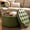 Green, variant on Easthome Multi-Function Round Storage Ottoman with Lockable Casters, Detachable Wood Tray Top, Button Tufted Foot Stool for Living Room Bedroom Study, Khaki