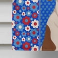 thumbnail image 4 of Red Piebald Dachshund USA American Flag Canvas House Size, 4 of 5