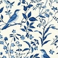 thumbnail image 6 of BANET Blue Floral Tablecloth Round Wrinkle Tablecloth Suitable for Kitchen Decorantion/Indoor and Table/Party/Picnic 46"-50, 6 of 8