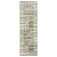 thumbnail image 1 of Waterford Modern Distressed Abstract Indoor Area Rug - 2' 7" x 8', Ivory, 1 of 5