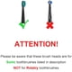 thumbnail image 4 of Cabezales de repuesto para cepillos de dientes compatibles con Fairywill FW-507/508/551/917/959, ATMOKO, Gloridea, Sboly, WOVIDA, YUNCHI Y1 Sonic Electric Toothbrushes, 4 unidades Namotu CZMR-ST134, 4 of 4
