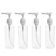 thumbnail image 1 of 4PCS 100ml Mini Lotion Botellas de almacenamiento Cosméticos Dispensadores de perfume Portavasos portátiles Contenedores para viajes de viaje al aire libre (bomba de prensa blanca), 1 of 5