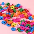 thumbnail image 4 of 100Pcs Decorative Wooden Letters Colorful Wooden Alphabet Wall Letter for Home and Party Decoration, 4 of 6