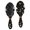 Halloween Skeleton Ghost Pattern, variant on Halloween Skeleton Ghost Pattern Brush, Detangling Hair Brush,Air Cushion Hair Comb, PP Material Gifts for Wet Dry Hair Styling