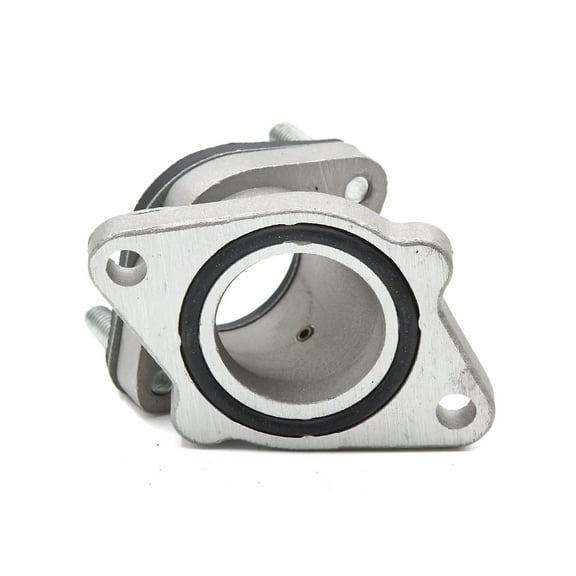 Unique Bargains Silver Tone Motorcycle Intake Manifold Carburetor Interface Connector for GN 125