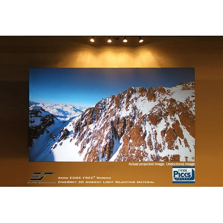 Elite Screens Aeon, 180-inch 16:9, 4K Home Theater Fixed Frame EDGE FREE Borderless Projection Projector Screen, AR180WH2