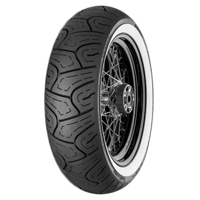 Continental ContiLegend Rear Motorcycle Tire 150/80B-16 (77H) Wide White Wall for Harley-Davidson Sportster 883 Iron XL883N