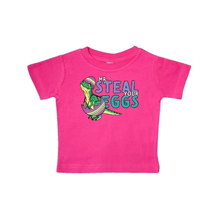 

Inktastic Easter Baby T-Rex disguised as Mr. Steal your Eggs Gift Baby Boy or Baby Girl T-Shirt