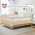 Bed Rail for Toddlers 2 PCS Extra Long Swing Down Safety Bed Guards w