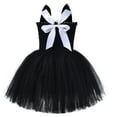 thumbnail image 4 of Girls Black Tutu Tulle Dress for Birthday Party, Photography Prop Halloween Cosplay, 4 of 5