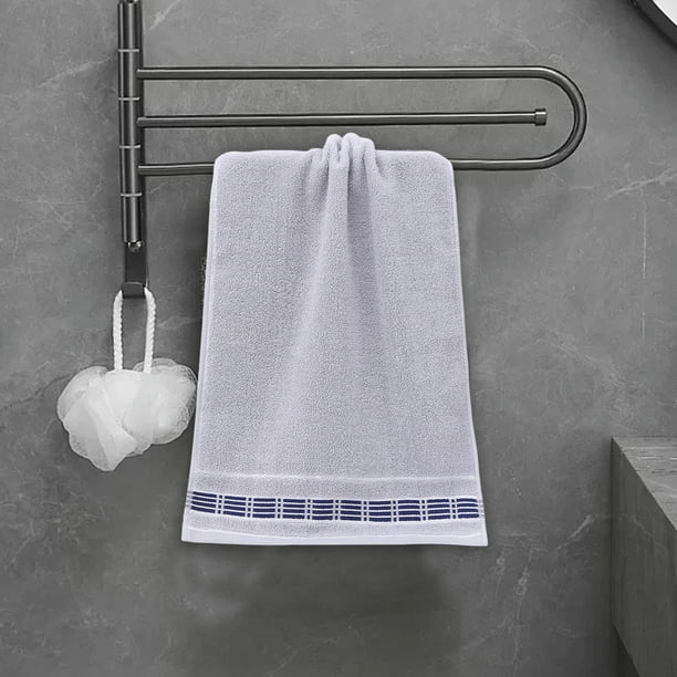 Toallas de manos de secado rápido • 34x73cm • Toallas de baño suaves y absorbentes para baño, gimnasio y spa • Azul, amarillo, gris, beige