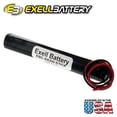 thumbnail image 2 of 3pc Exell 2.4V 1000mAh NiCd Custom Battery Pack w/ Wire Leads, 2 of 4