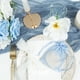 thumbnail image 4 of Bolsas de organza QIANF azules de 10 x 15 cm para obsequios de boda, 20 unidades, 4 of 8