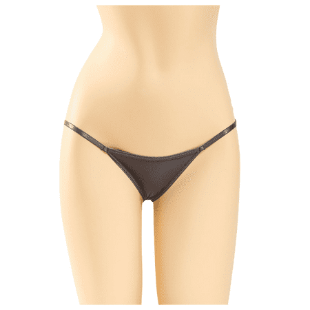 Fulorrnie Underwear for Women Seamless Thong No Show G String Panty Banded Waist Stretchable Panties  Grey  L